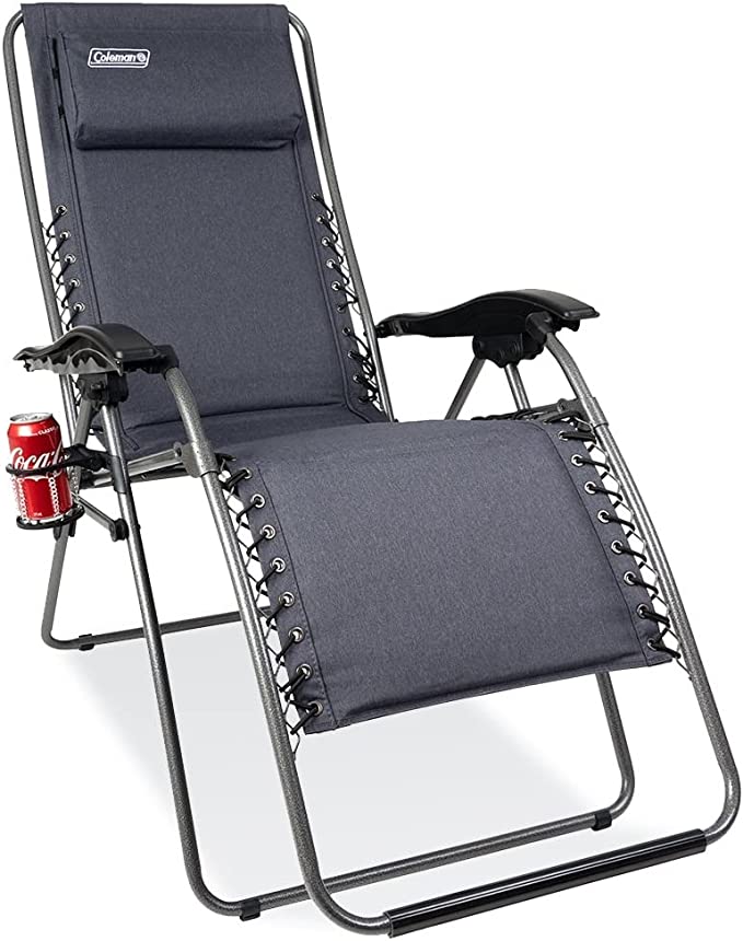 Coleman-Layback-Lounger-Flat-Fold-Recliner-Chair-Heather-Grey