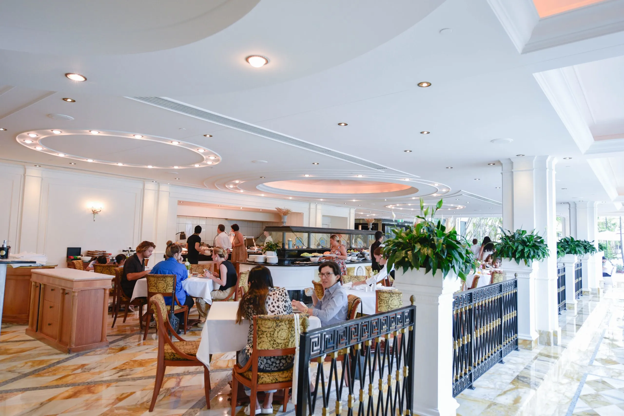 Versace Gold Coast breakfast.